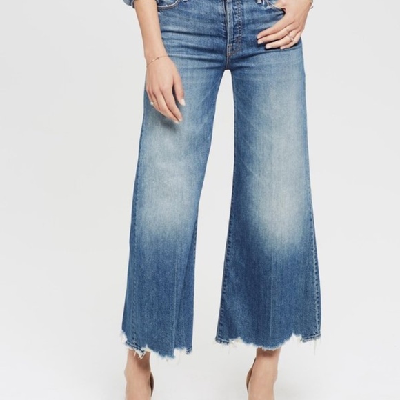 MOTHER The Stunner Roller Ankle Chew Jeans, Size 28 - Picture 8 of 11